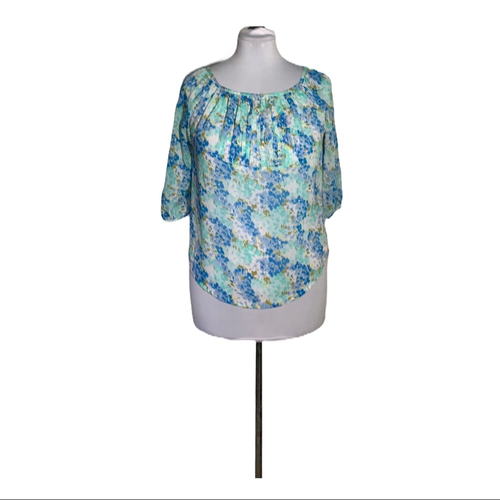 ABERCROMBIE & FITCH SHEER BOHO BOHEMIAN TOP SIZE S